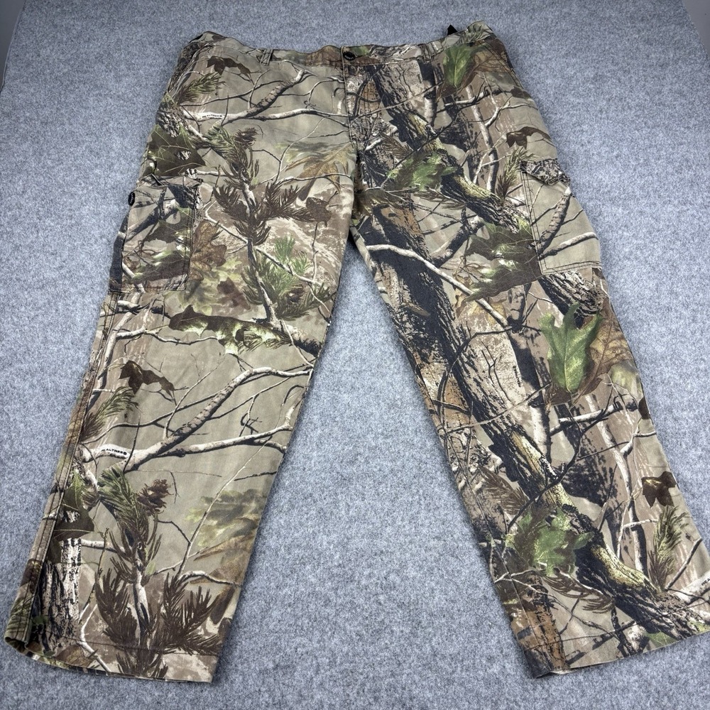 VTG Ranger Cargo Pants Mens 2XL Fits 44x31 Realtree Cargo Hunting Outdoor Casual